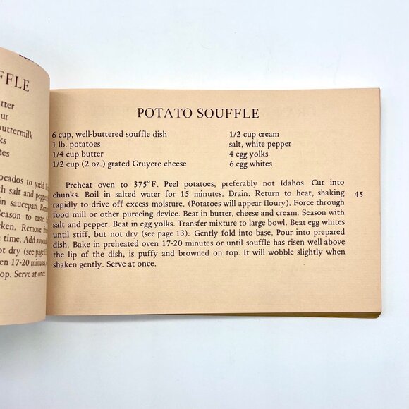 Souffle & Quiche Cookbook 1972 Nitty Gritty 2 in 1 Vintage Recipes - Picture 4 of 10